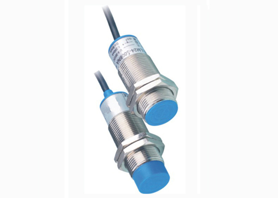 Small Inductive Linear Position Sensor Xm18 With Aviation Connector DC 15V - 30V