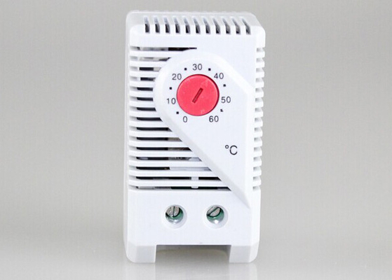 Termostato pequeno da sala do trilho do ruído, termostato mecânico KTO fechado normal 011